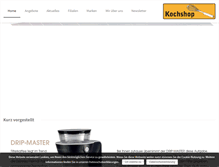 Tablet Screenshot of kochshop.eu